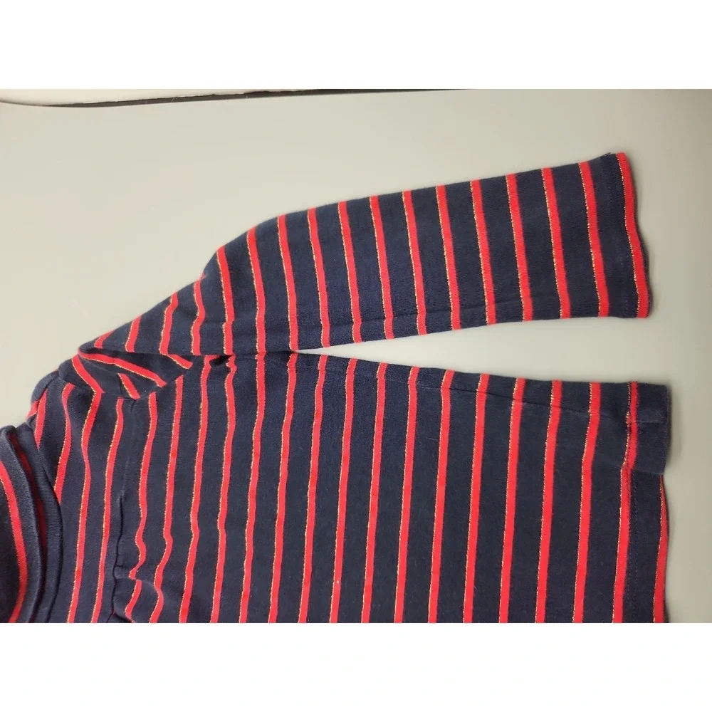 Vintage 90s OshKosh Turtleneck Long Sleeve Stripe Gold Toddler 4T Girls